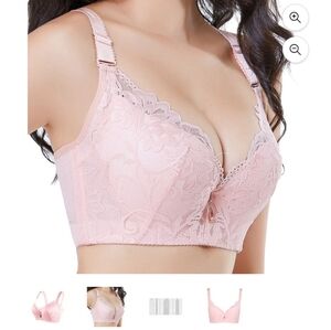 FallSweet Push Up Lace Bras for Women Sexy Plus Size Brassiere Comfort Underwear